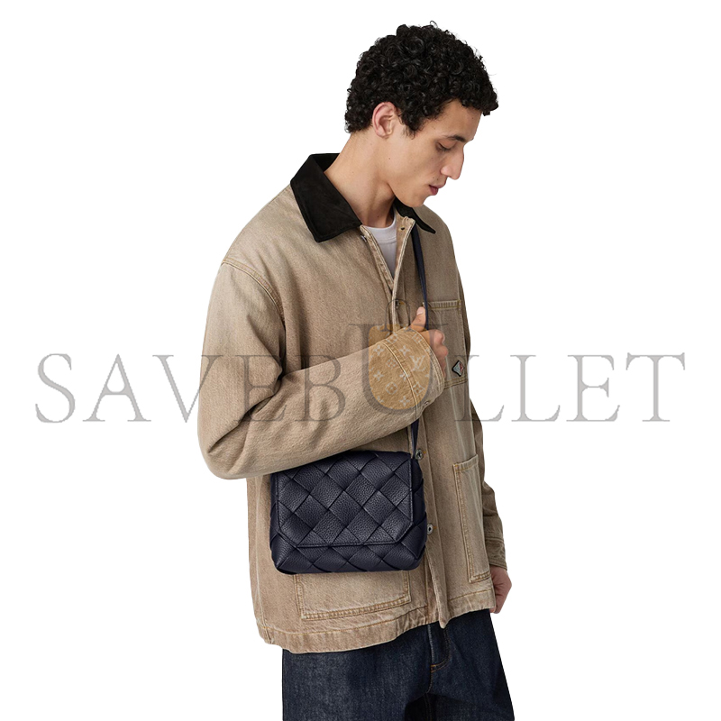 BOTTEGA VENETA DIAGO BLUE 795637 (22.5*16.5*5.5cm)